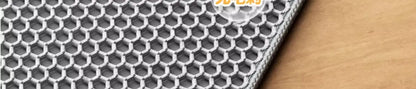 Alfombrilla extragrande para arena de gatos, resistente, impermeable, de 2 capas, antideslizante, lavable, protector de suelo para mascotas, caja de arena, tapón de arena