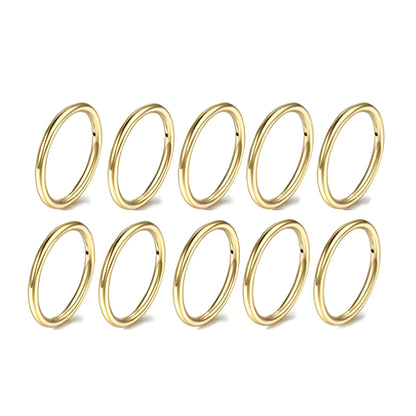 5/10Pcs 16G Nose Ring Hoop Stainless Steel Hinged Nose Rings Septum Clicker Tragus Helix Cartilage Daith Rook Earring Piercing