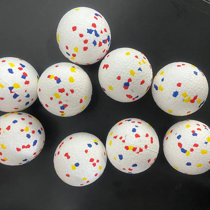 1/3/6/9Pcs Bite Resistant Solid Dog Ball Toys for Small Large Dogs High Elasticity E-TPU Pet Chew Ball Toy Interactive Puppy Toy