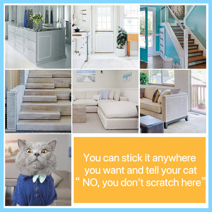 Cinta antiarañazos para gatos, protector de muebles, transparente, autoadhesiva, para entrenamiento de mascotas, 30 x 29 m