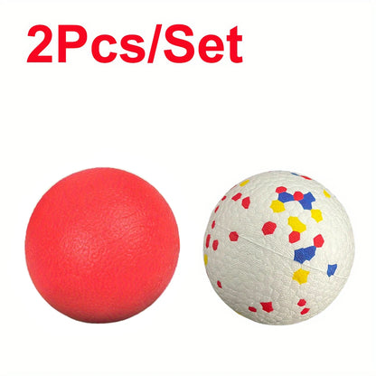1/3/6/9Pcs Bite Resistant Solid Dog Ball Toys for Small Large Dogs High Elasticity E-TPU Pet Chew Ball Toy Interactive Puppy Toy