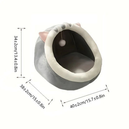 Cama para gatos de sueño profundo, cálida cesta para mascotas, acogedora casa para gatos, cojín para tumbona, tienda de campaña para gatos, tapete muy suave para perros pequeños, bolsa, cueva, cama para gatos
