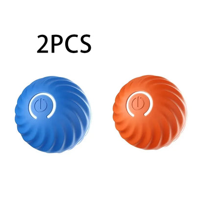 1pcs Dog Toys Intelligent Gravity Jump Ball Rechargeable Bite-Resistant Rolling Ball Cat And Dog Chase Interactive Pet Toys