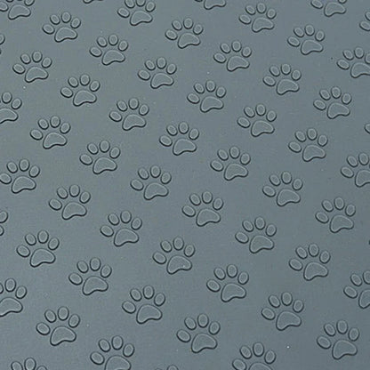 1PC Pet Silicone Eating Mat Paw Print Modeling Leak-Proof Spill-Proof Easy To Clean Cat And Dog Pet Mat.
