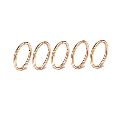 5/10Pcs 16G Nose Ring Hoop Stainless Steel Hinged Nose Rings Septum Clicker Tragus Helix Cartilage Daith Rook Earring Piercing