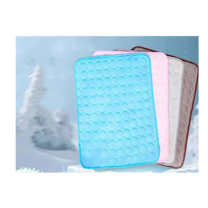 Esterilla autorefrescante para perros, gatos y mascotas, almohadilla refrescante para dormir, manta de verano, lavable, de seda fría, transpirable.