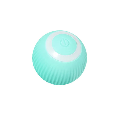 Pelota eléctrica para gatos, juguete inteligente con ruedas automáticas, interactivo para entrenar, juguete para jugar en interiores.