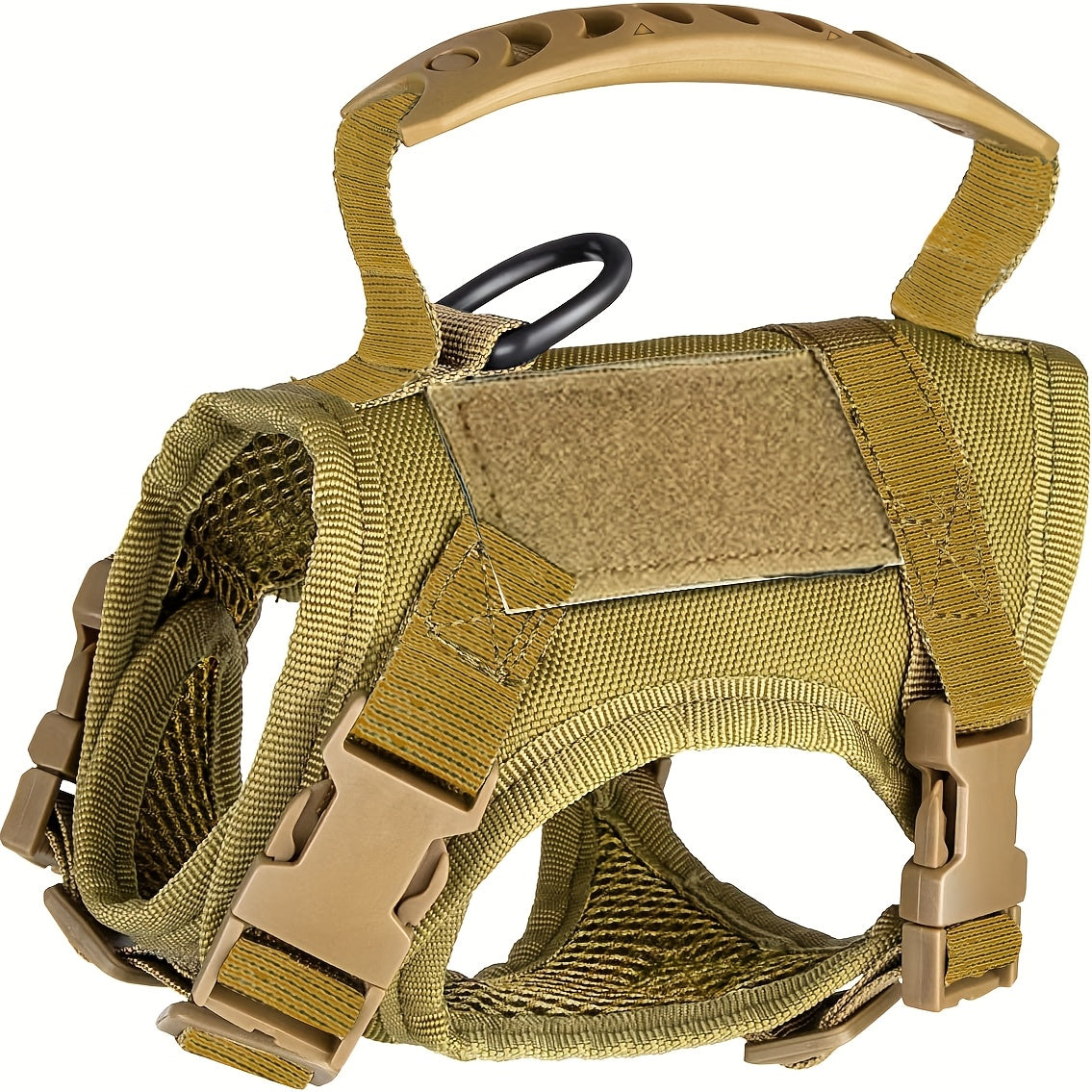 [Durable Cat Vest] Durable 600D Nylon Tactical Cat Vest with Adjustable Straps & Red Cross Patch | Chest Harness for Small Dogs & Cats, Secure Leash Attachment, Ergonomic Design for Training & Outdoor Adventures, Cat Vest Har