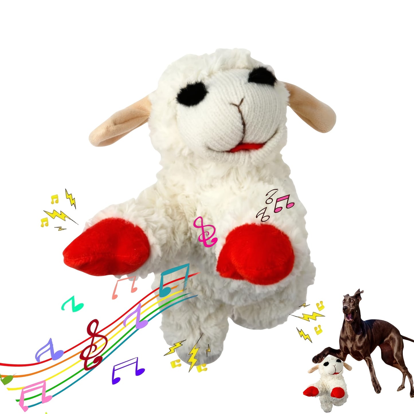 [1 Soothing Pet Toy] Pet toy, 1 soothing toy for pets, dog toy, dog toy with 5 speakers