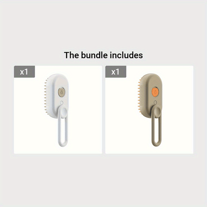 Pet Spray Massage Comb, Cat Steam Grooming Brush with Water Dispenser for Shedding Control
