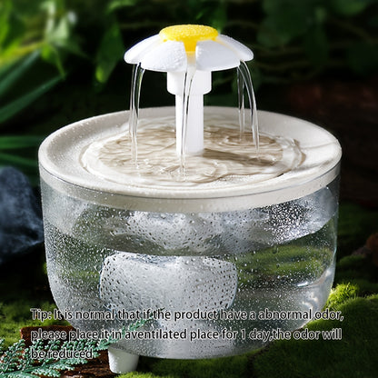 1.5L Large Capacity Transparent Pet Water Fountain - Automatic Circulation, USB Powered, Whisper Quiet, Easy to Clean, and BPA-Free - Perfect for Indoor Cats and Small Pets