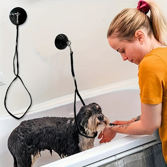 A Set of Suction Cup Restraints for Dog Bathing, Designed for Grooming Tubs to Secure Pets During Baths - Suitable for Cats And Dogs of All Sizes.