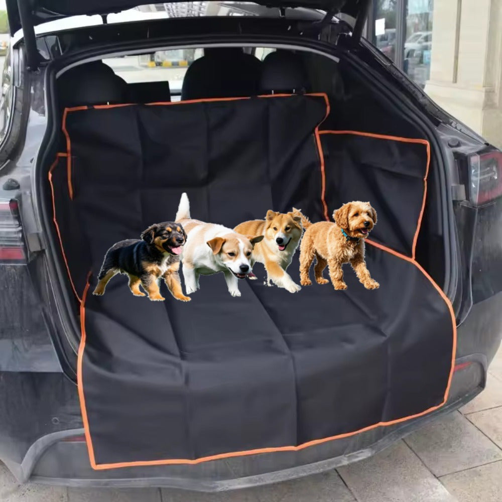[Durable Car Trunk Mat] Durable All-Weather Car Trunk Mat, Pet-Friendly Car Seat Cover, Dog Mat for Cars, Car Trunk Liner, Cargo Mat - Suitable for Cars, SUVs, and Trucks (1pc)