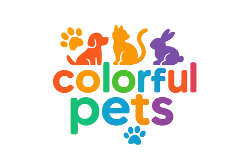 colorful pets yazılı logo oluştur