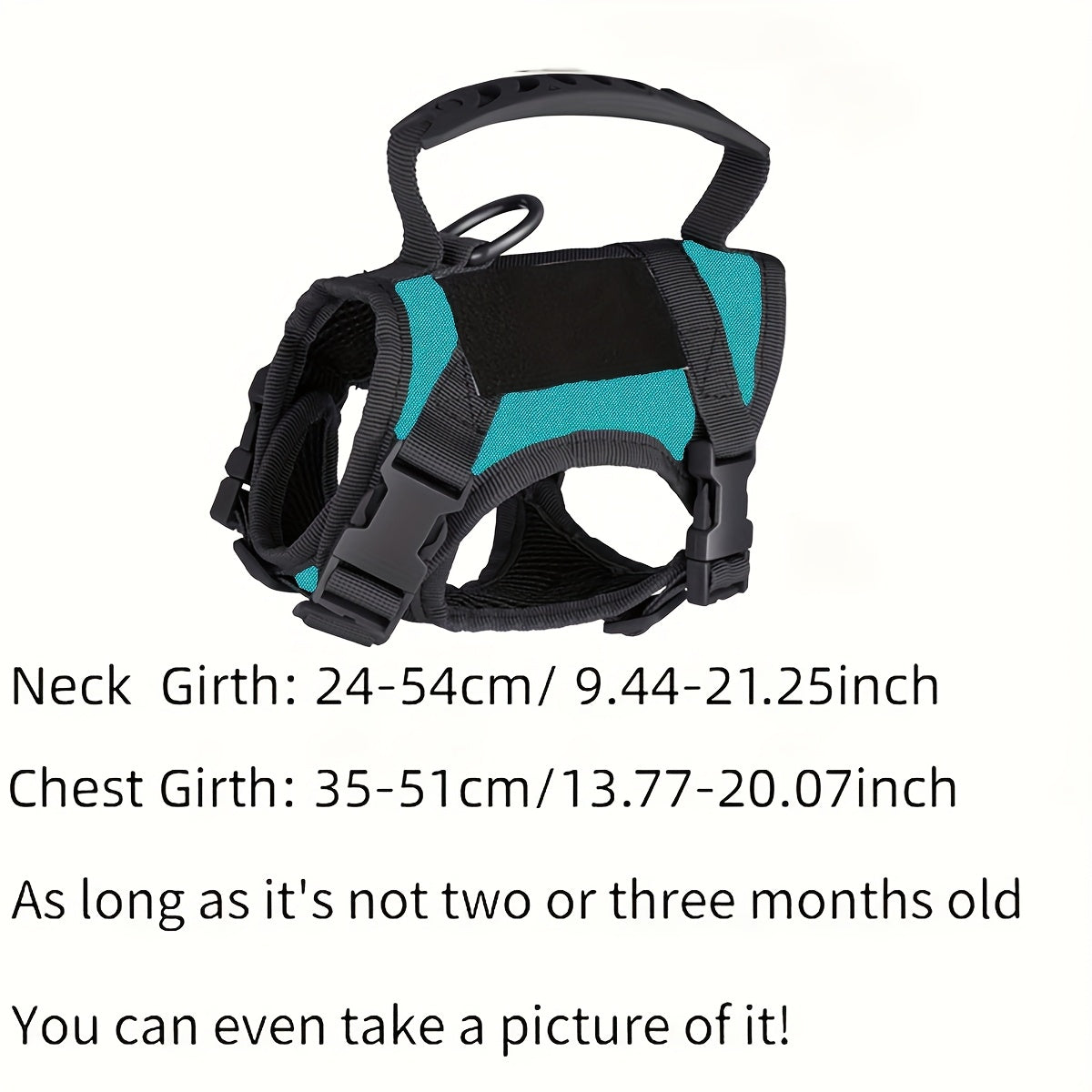 [Durable Cat Vest] Durable 600D Nylon Tactical Cat Vest with Adjustable Straps & Red Cross Patch | Chest Harness for Small Dogs & Cats, Secure Leash Attachment, Ergonomic Design for Training & Outdoor Adventures, Cat Vest Har