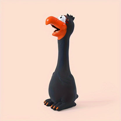 1/3pcs Pets Dog Toys Screaming Chicken Squeeze Sound Toy Rubber Duck Squeaky Chew Bite Resistant Toy Puppy Training Duck/chicken Design Dog Chew Toys, Tough Squeaky Dog Grinding Teeth Toys