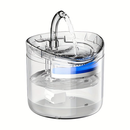 [Smart Pet Water Fountain] USB Rechargeable Smart Pet Water Fountain - Automatic Water Circulation, Filter, Keeps Pets Hydrated In Summer For Cats & Dogs