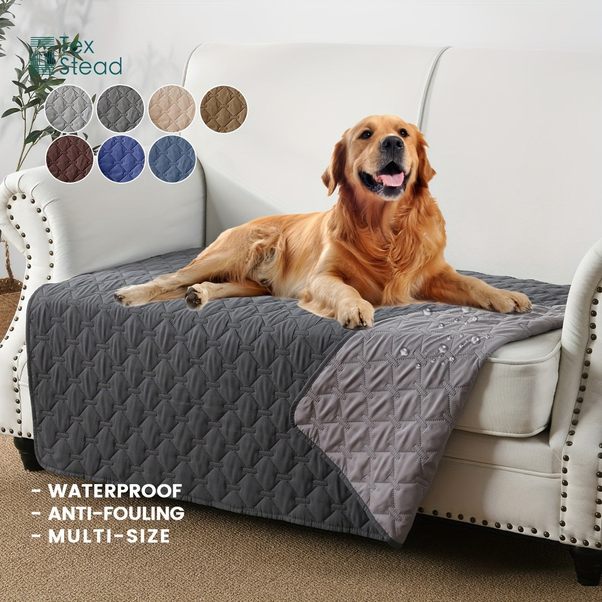 [Waterproof Dog Bed Cover Protector] Double-Sided Waterproof Dog Bed Cover Pet Blanket Sofa Couch Furniture Protector For Dogs
