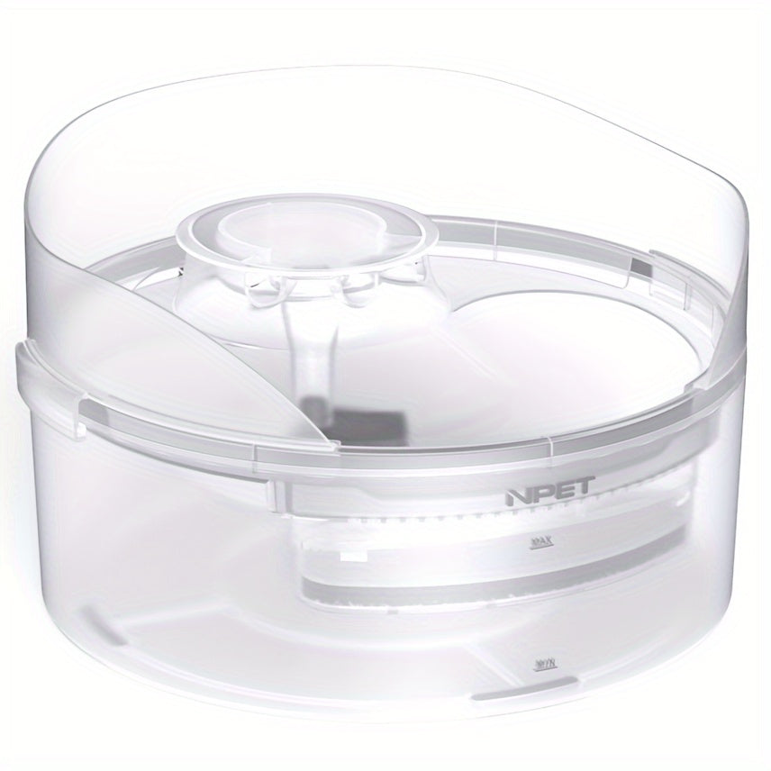 [NPET | Automatic] NPET 2 Gallon/270oz/8L Large Automatic Dog Water Fountain, DF30 Dog Water Bowl Dispenser | Pet Water Fountain with Splatter Guard, Cleaning Kit for Large Dogs & Multiple Pets, Without Battery