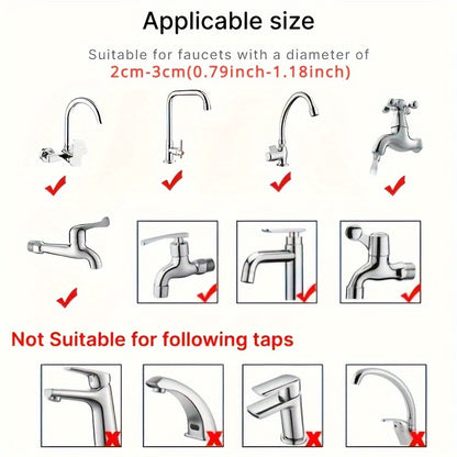 1 Set Faucet Wash Hair Shower Pet Cat Shower Faucet Sprayer, Multi-purpose Faucet, Plug And Play Shower Nozzle