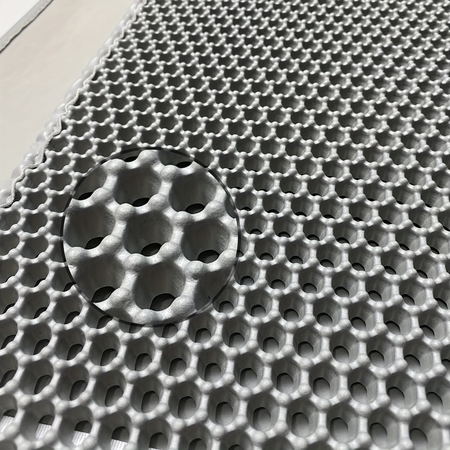 Honeycomb Double Layer Cat Litter Trapping Mat, Non-slip Washable Cat Cleaning Mat For Pet Toilet Kennel Litter Box