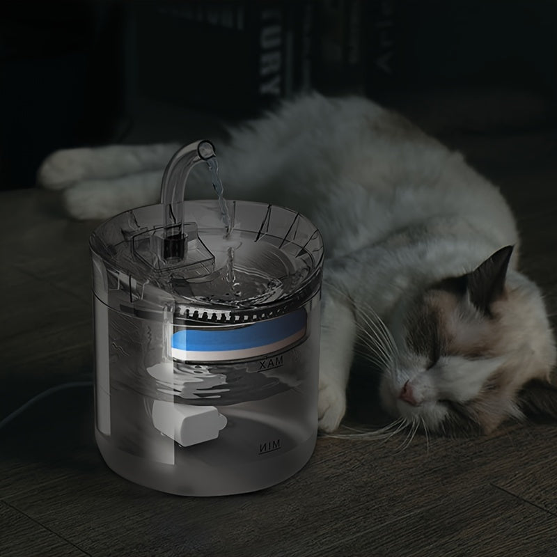 [Smart Pet Water Fountain] USB Rechargeable Smart Pet Water Fountain - Automatic Water Circulation, Filter, Keeps Pets Hydrated In Summer For Cats & Dogs