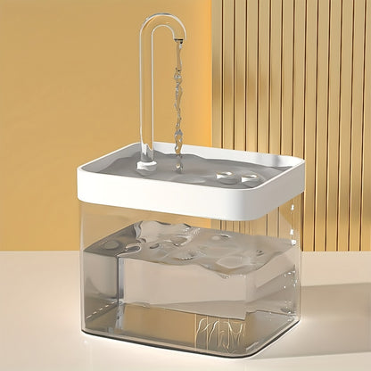 Cat Water Fountain, Pet Water Fountain With Faucet Design For Indoor Cats, Automatic Circulation Cat Water Drinking Dispenser